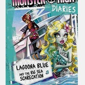 NEW! Monster High Diaries: Lagoon Blue And The Big Sea Scarecation Book
